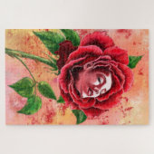 Roos Vrouw Jigsaw Puzzel (Horizontaal)