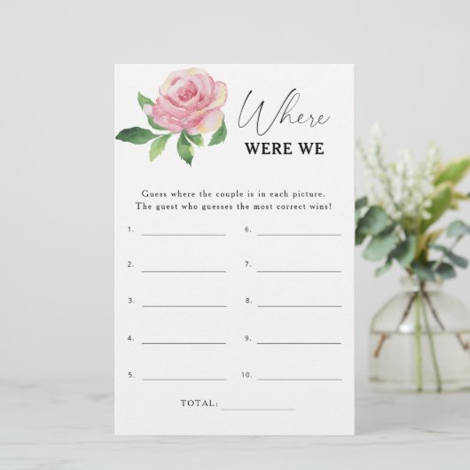 Roos - Waar waren we in vrijgezellenfeest? (Staand voorkant)