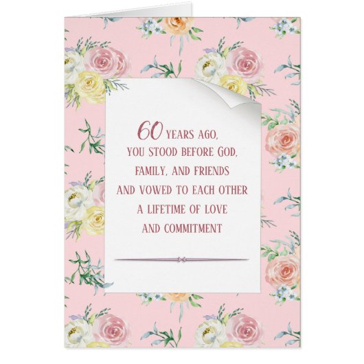 Roos waterverf 60e Jubileum (Voorkant)