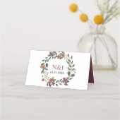 roos waterverf bloemen wangerschoen plaatskaartje (Achterkant)