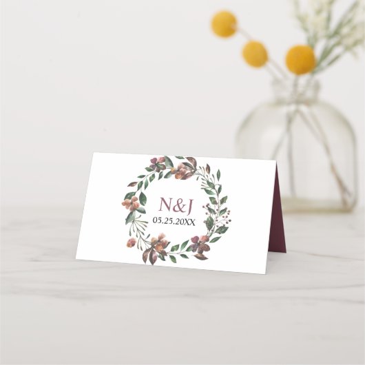 roos waterverf bloemen wangerschoen plaatskaartje (Achterkant)