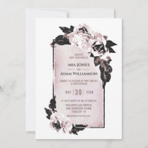 Roos Waterverf Floral Wedding Rustic Dusty