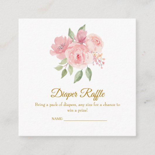 ROOS Waterverf Luier Raffle Informatiekaartje (Voorkant)