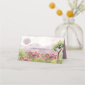 Roos Waterverf van de landweide weddenschap Plaatskaartje (Voorkant)