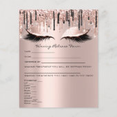 Roos Waxing Depilation Liability Waiver Release Flyer (Voorkant)