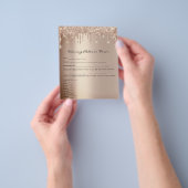 Roos Waxing Depilation Liability Waiver Release Flyer (Hand)