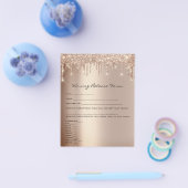 Roos Waxing Depilation Liability Waiver Release Flyer (Enkel)