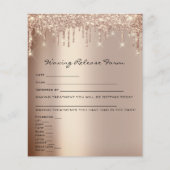 Roos Waxing Depilation Liability Waiver Release Flyer (Voorkant)