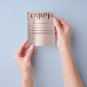 Roos Waxing Depilation Liability Waiver Release Flyer (Hand)