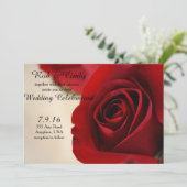 Roos Weddenschap Kaart (Staand voorkant)