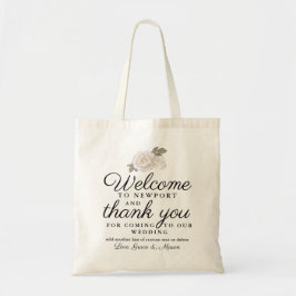 Roos Weddenschap Welkom Dank je Hotel Bag Tote Bag