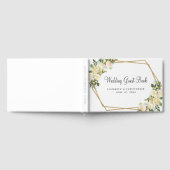 Roos Weddenschap White Gold Lijst Waterverf Chic Gastenboek (Volledig)