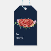 Roos Wedding Cadeaulabel (Voorkant)