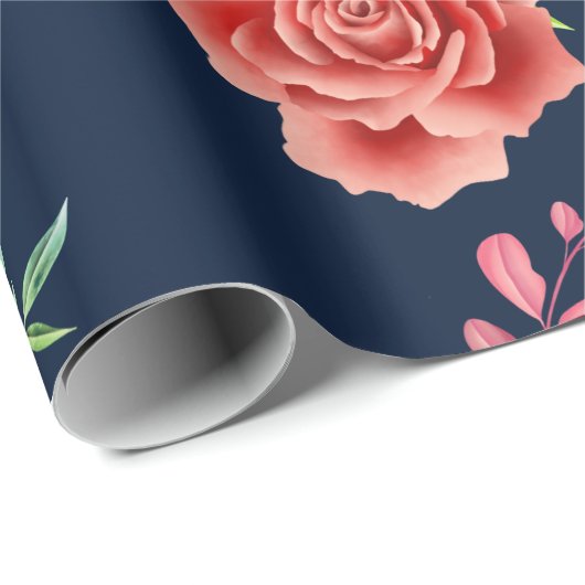 Roos Wedding Cadeaupapier (Rol Hoek)