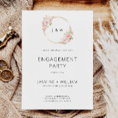 Roos Wedding Engagement Party Invitation Kaart
