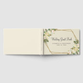 Roos Wedding Gold Lijst Waterverf Chic Floral Gastenboek (Volledig)