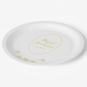 Roos Wedding Papieren Bordje (Gekanteld)