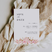 Roos Wedding Save the Date Invitation Kaart