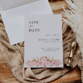 Roos Wedding Save the Date Invitation Kaart