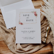 Roos Wedding Save the Date Invitation