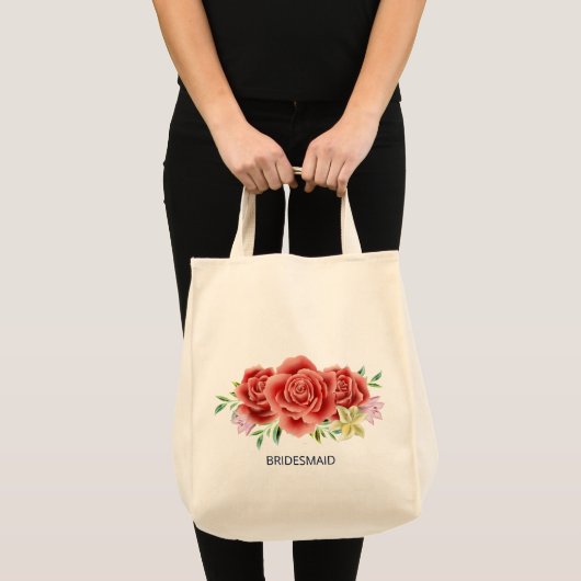 Roos Wedding Tote Bag (Voorkant (product))