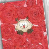 ROOS wenskaart van Nicole Janes Feestdagen Kaart