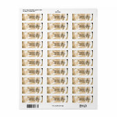 Roos White Etiket (Full Sheet)