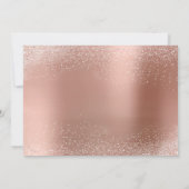 Roos White - gepersonaliseerd RSVP-wondermiddel Kaart (Achterkant)