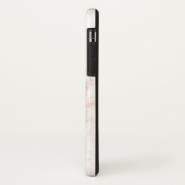 Roos White Marble Case-Mate iPhone Case (Achterkant/links)