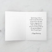 Roos Wife Gepersonaliseerde Kaart Jubileum (Binnen)