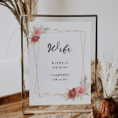 Roos WiFi Wachtwoord Verbindingsteken Kaart