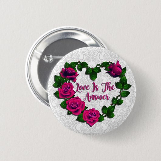 Roos Wijn Button (Voorkant /achterkant)