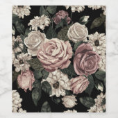 roos wijn etiket (Enkel label)