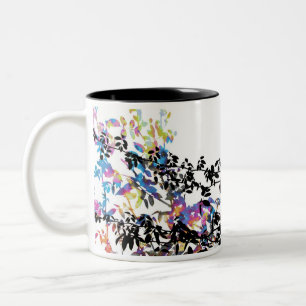 Roos-wijn-koffie-Mok Tweekleurige Koffiemok