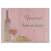 Roos wijndruivensnijplank Snijplank (Voorkant)