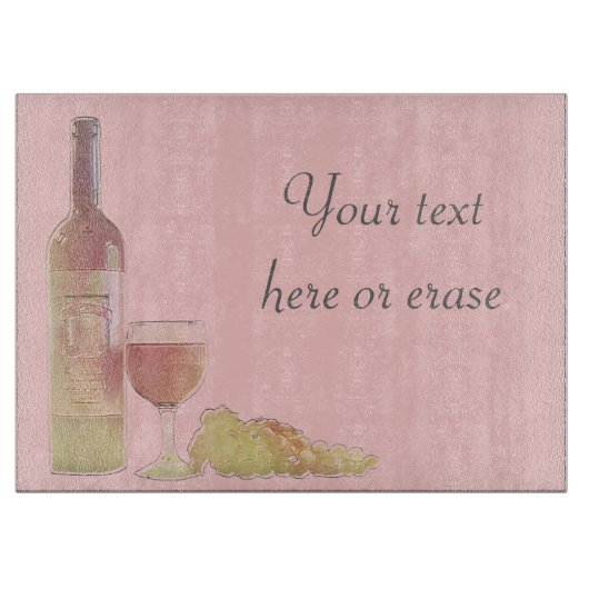  Roos wijndruivensnijplank Snijplank (Voorkant)