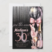 Roos Wijnluxe 30e volwassenenverjaardag Kaart (Voorkant)