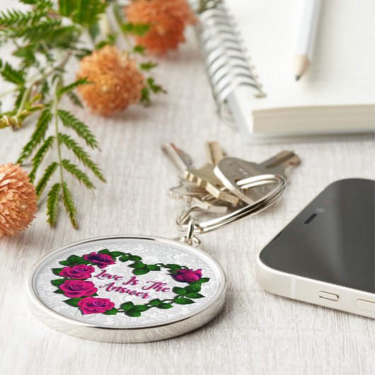 Roos-wijnpremiumSleutelhanger Sleutelhanger (Zijkant)