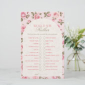  Roos wil liever Vrijgezellenfeest spel (Staand voorkant)