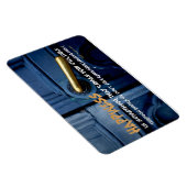 Roos Wilder Lane Inspirerend Quote Flexibel Magneet (Rechterzijde)