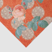 Roos Winding Pattern Oranje Sunburst Tissuepapier (Detail)