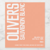 Roos Wine Home Wijnmakers Tekst aangepaste wijnlab Wijn Etiket (Enkel label)