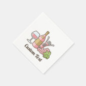 Roos Wine Napkins Servet (Hoek)