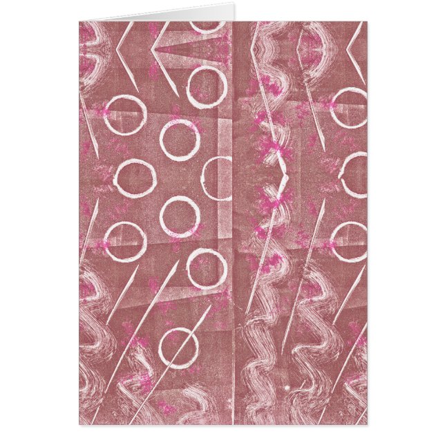 Roos Wit Abstract (Voorkant)