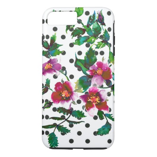 Roos - witte en zwarte haarpunten Case-Mate iPhone Case (Achterkant)