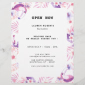 Roos Witte Luxe Eyelashes Flyer (Voorkant)