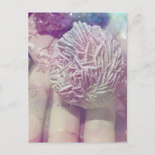 Roos woestijn briefkaart (Voorkant)