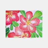 Roos woestijn fleece deken (Voorkant (Horizontaal))