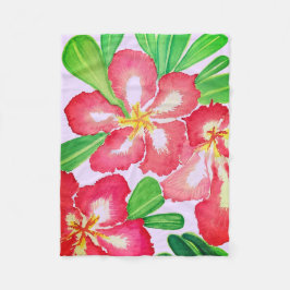 Roos woestijn fleece deken