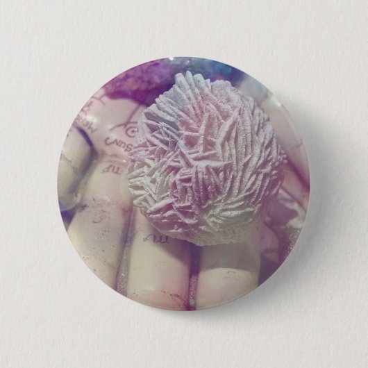 Roos woestijn ronde button 5,7 cm (Voorkant)